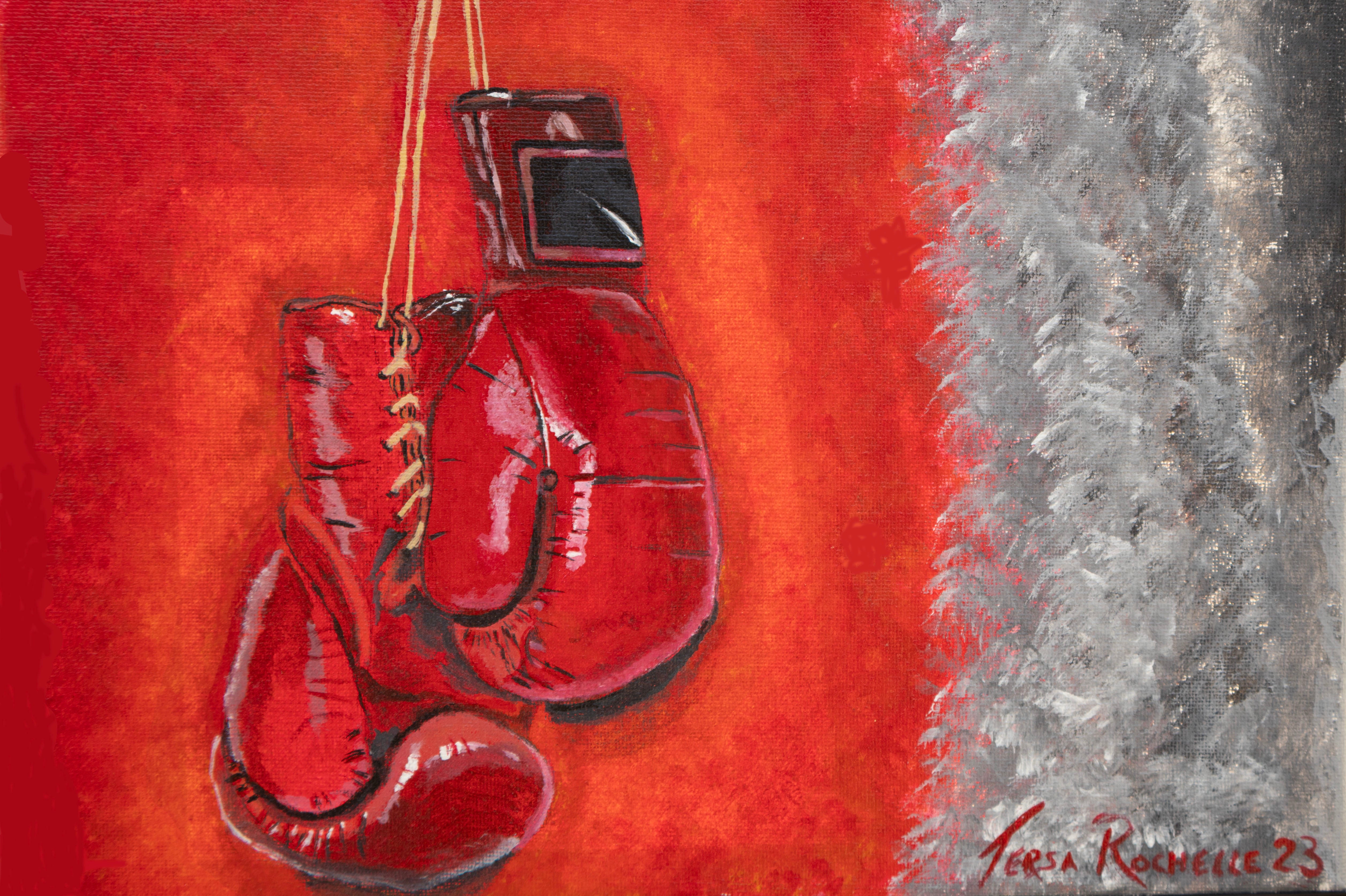 Hanging Up the Gloves — Print